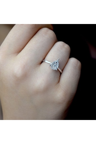 0.18 Ct. Damla Modern Tasarım Pırlanta Yüzük