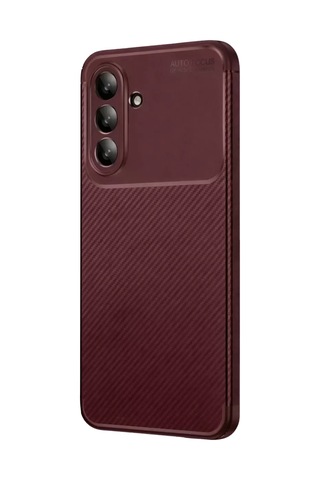 Galaxy Uyumlu A37 5g Auto Focus Karbon Kapak - Bordo
