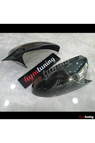 Renault Clio 5 Yarasa Ayna Kapağı - 2020+ - Piano Black