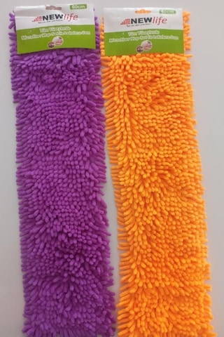 Newlife 2 Adet Nemli Ve Kuru Makarna Mop Ucu Mikrofiber Paspas Yedeği 60 Cm