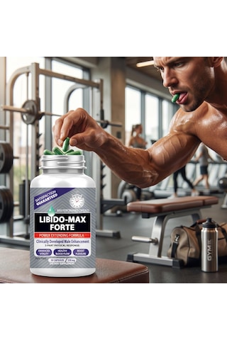 Libido Forte 1 Kutu Erkeklere Özel 30'lu Ginsengli Multipower Premium 240 Gr Besin Hediyesiyle