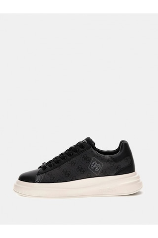 Guess Elba Erkek Siyah Sneaker Fmflbafab12-black Siyah
