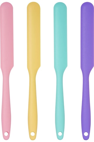 Xindoker 4lü Silikon Spatula Seti: Isı Dayanıklı, Kek Kreması, Tereyağı Ve Hamur Karıştırma İçin Uygun, Yapışmaz Ve Esnek, Pastane Ve Mutfak Aletleri Rastgele 4 Renk Çok Renkli