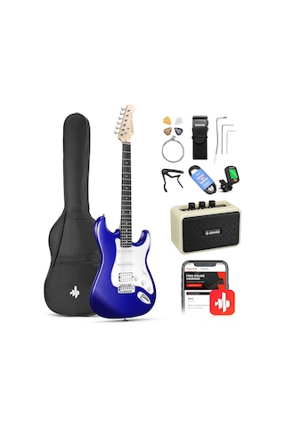 Donner Dst-100l St Elektro Gitar Sapphire Blue