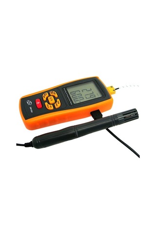 Sones Benetech Gm1361 2.5 İnç Ekranlı Dijital Sıcaklık Ve Nem Ölçer Higrometre / Termometre Sarı