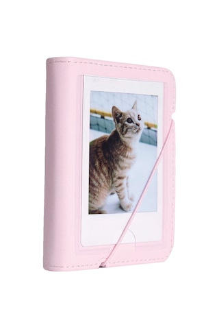 Fujifilm Instax Mini 12 Fotoğraf Makinesi + 20'li Film + Mini Albüm + Deri Kılıf Seti Pembe