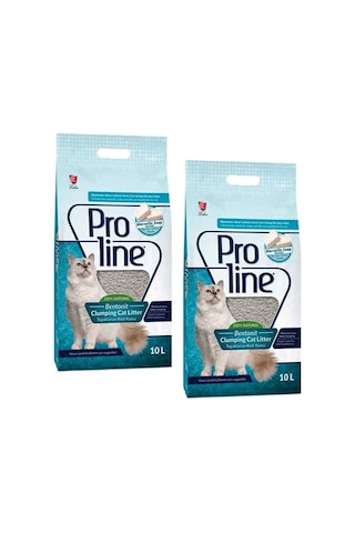 Pro Line Marsilya Sabun Kokulu İnce Topaklaşan Bentonit Kedi Kumu 2 x 10 L Pro Line Marsilya Sabun Kokulu İnce Topaklaşan Bentonit Kedi Kumu 2 x 10 L