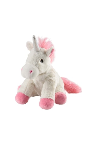 Peluş Sıcak Su Torbası - Soframar - Beyaz Unicorn - Mikrodalga - 23x12x5 Cm - Küçükler İçin Diğer