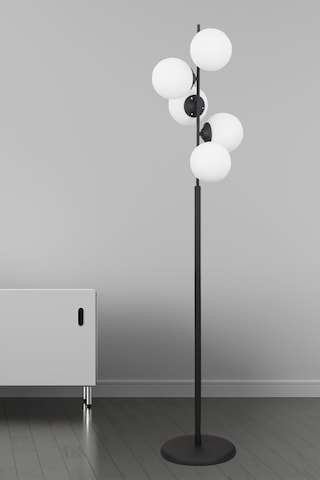 Missy 5 Li Siyah Lambader Beyaz Camlı Modern , Oturma Odası ,yatak Odası , Salon Lambader Çok Renkli