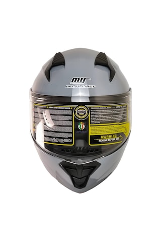 Motoanl Güneş Vizörlü Ece 22.06 Sertifikalı New Motor Kaskı V2 Gri
