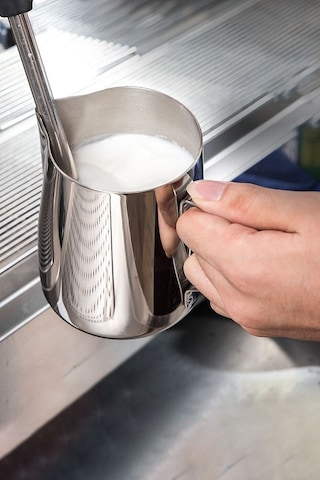 304 Çelik 600 Ml Kahve Süt Köpürtme Potu Sütlük Pitcher Cin503