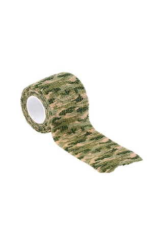 Kamuflaj Bant 5 cm x 4,5 Mt Su Geçirmez Elastik Bandaj-No:12 Kamuflaj Bant 5 cm x 4,5 Mt Su Geçirmez Elastik Bandaj-No:12