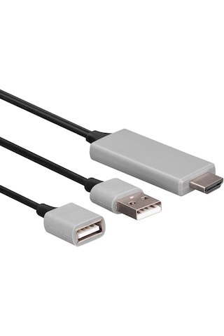 Hytech HY-XO54 Görüntü Aktarıcı Kırmızı/Siyah USB-F to HDMI 1m M