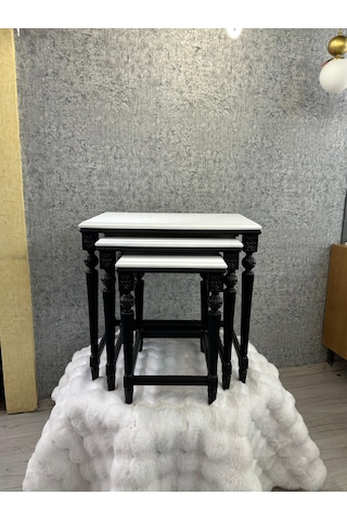 Ahşap Oymalı Zigon Sehpa