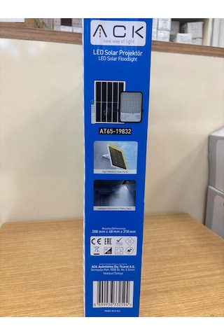 Ack 350w Lensli Solar Led Projektör 6500k