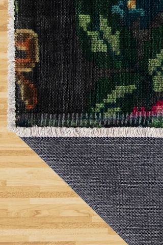 Efes 2302 Patchwork Yumuşak Doku Leke Tutmayan Modern Halı Kilim Çok Renkli