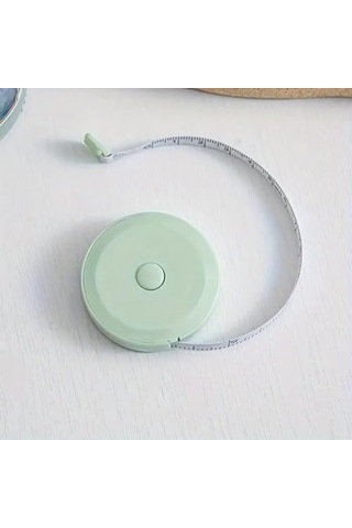 Çekilebilir Ölçüm Mezurası Terzilik Için 2 Adet Yeşil 0 - 300 MM