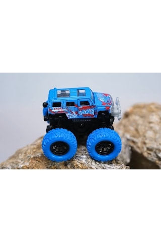 Piccolo Mondi Off-road Sürtmeli Araba Mavi