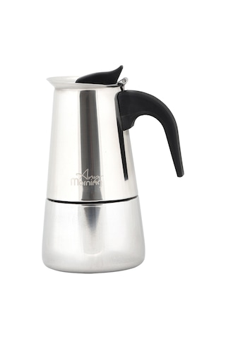 Any Morning FE001-6 Paslanmaz Çelik İndüksiyonlu Espresso Kahve Makinesi 300 Ml