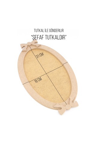 Na Neşeli Ahşap Ahşap Fiyonklu Oval Tepsi 's' Küçük Boy.hobi .ahşap Boyanabilir Tepsi.servis Sunum Tepsisi Boyasız Ham