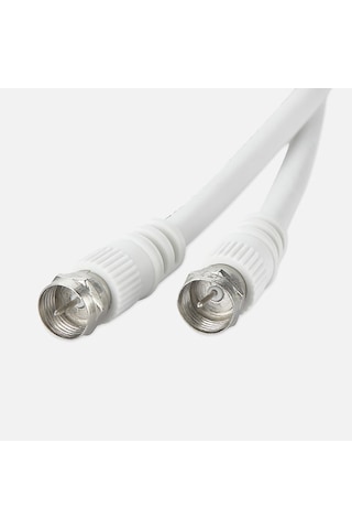 Mutlusan Tv Kablosu F Connector U/6 10 Mt 5'li Avantaj Paketi Mıchu