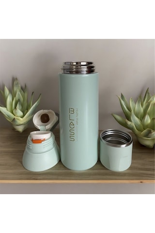 Prettify Yüksek Yalıtımlı Paslanmaz Çelik Bardaklı Sıcak/Soğuk Termos 700 ML