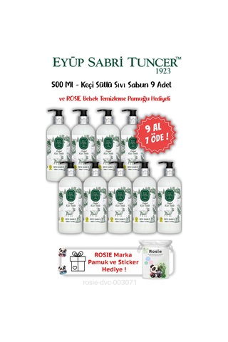 9 Al 7 Öde Keçi Sütlü Sıvı Sabun 500 Ml Ve Rosıe Hediyeli Fresh