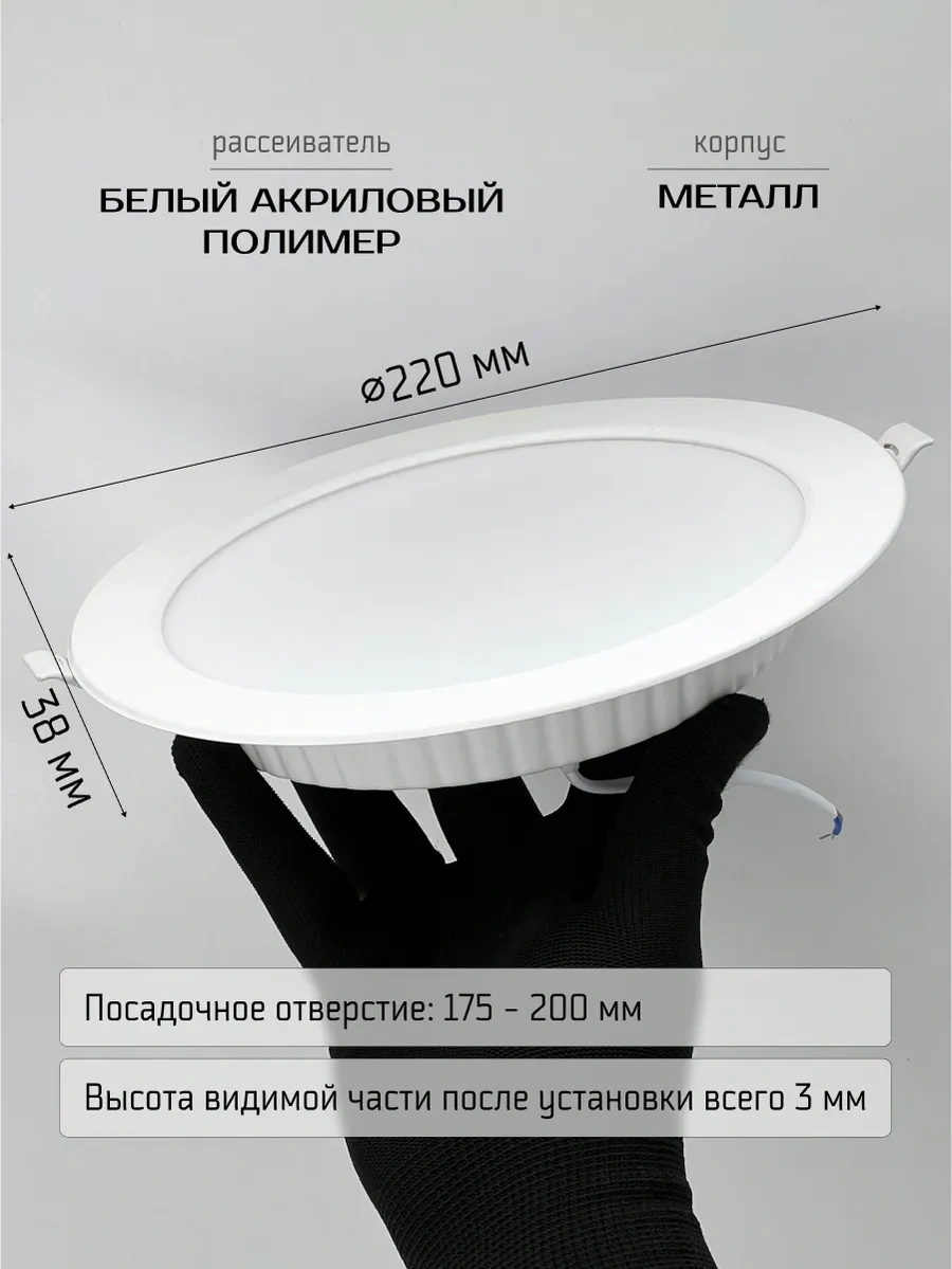 Truenergy Led Gömme Tavan Aydınlatma 24w 220842539 Beyaz