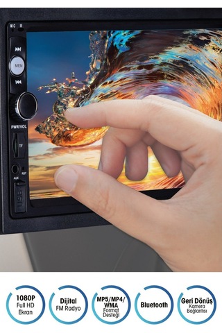 Goldmaster D-6016 Double Din Oto Teyp 3002167
