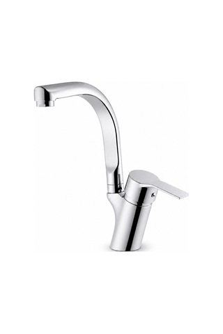 Spektra Kuğu Lavabo Bataryası - Krom Kaplama Pirinç Gövde, Şık Ve Modern Evye Musluğu