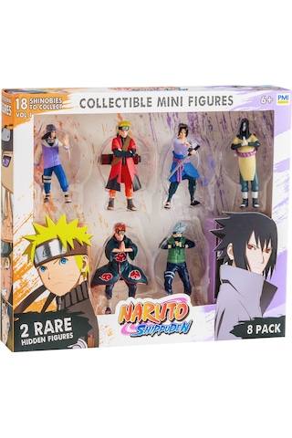 Naruto 8'li Koleksiyon Figür Seti Model 1