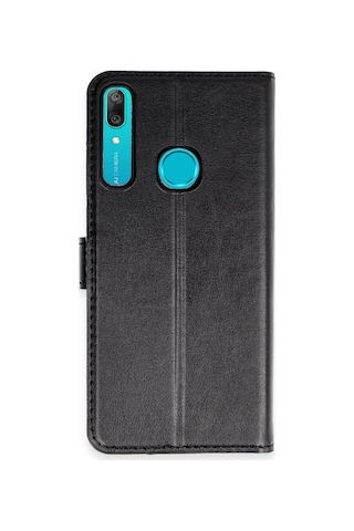 Newface - 61 - Huawei Y6 Prime Kılıf Trend S Plus Kapaklı Kılıf - Csmo-tex - - Siyah