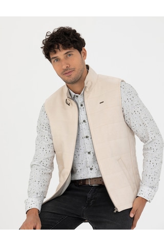 Pierre Cardin Erkek Bej Deri Mont-kaban 50280296-591 Bej
