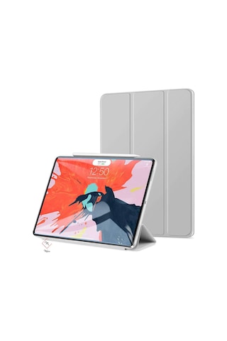 Apple Uyumlu iPad, Pro 12.9 6. Nesil M2 Kılıf PU Deri Smart Standlı Case A2436 A2437 A2764 A2766