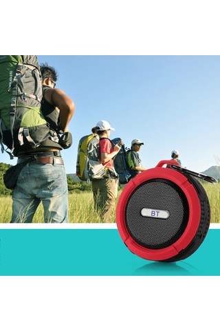 Geeksen C6 Taşınabilir Su Geçirmez Bluetooth Hoparlör, Duvar Yapıştırmalı, Tf Bas, Çeşitli Renkler