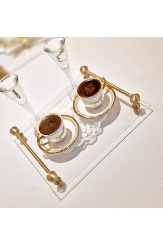 Agbtrend Kıng -S- Tray Dekorasyon Ve Sunum Tepsisi Çok Renkli