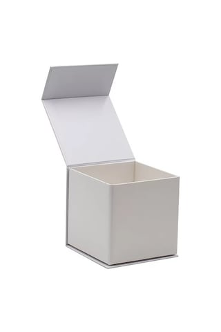 Hediye Kutusu Boş Mıknatıslı Kapak Beyaz 11X11X11Cm Home In Joy Beyaz