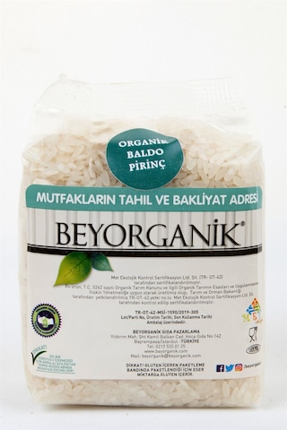 Beyorganik Organik Baldo Pirinç 500 G