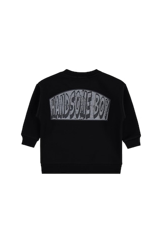 Civil Boys Hnadsome Baskılı 2-5 Yaş Sweatshirt - Siyah