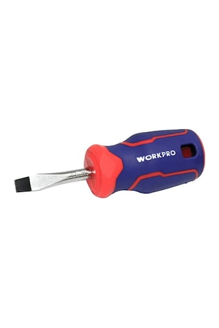 Workpro Wp221024 6.5x38mm Cr-v Manyetik Profesyonel Düz Topaç Tornavida Fr Wp221024