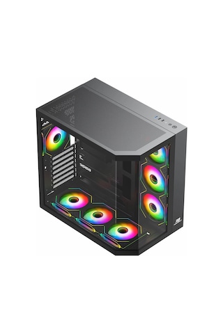Powerboost Pb-a4375b 750w 80+ Bronz Usb 3.2 Argb Atx Mid Tower Siyah Kasa