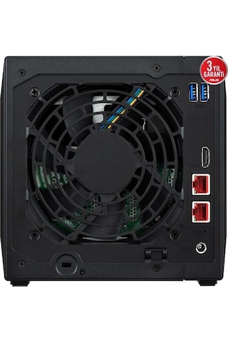 Asustor As5404t-16gb Celeron N5105-16gb Ram-2-diskli Nas Sunucu Disksiz