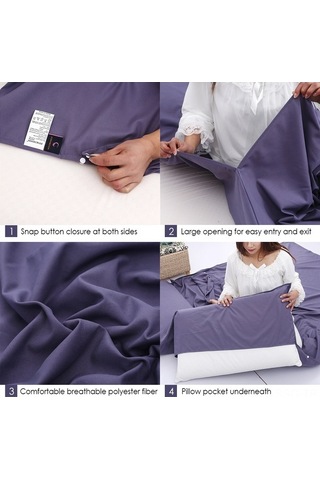 Pazly Yumuşak Polyester Uyku Tulumu Astarı - Kamp & Seyahat İçin Konforlu Taşınabilir Çözüm, Çok Renkli Ve Boyut Seçenekleri Çok Renkli