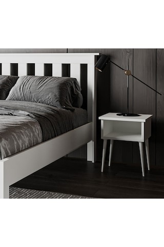 Shark New Mdf Komodin Beyaz