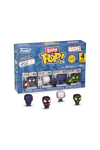 Funko Bitty Pop: Marvel - Spiderman - Miles Morales 4'lü Paket Ch