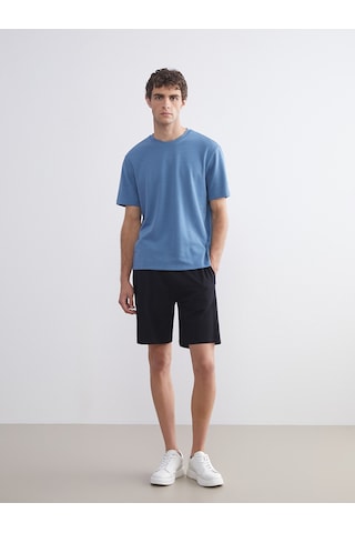 Lc Waikiki Lc Waıkıkı Siyah Slim Fit Erkek Pijama Alt Şort