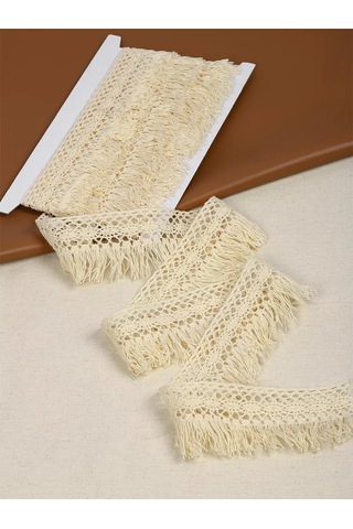 Tby Püsküllü Pamuklu Dantel 4,5 Cm 3 M Paket 242648913