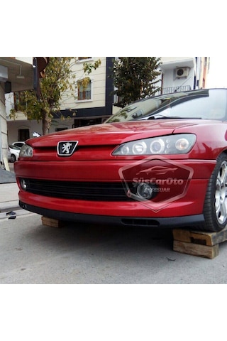 Peugeot 306 1993-2002 Uyumlu Üniversal Laguna Lip Esnek Ön Lip 2 Parça Tampon Altı Dil Karlık Ön Ek 00 Şüscaroto Aksesuar