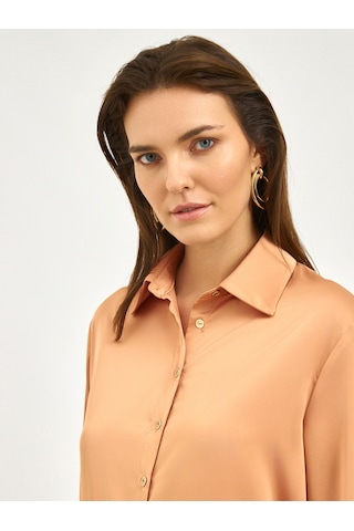 Karaca Kadın Regular Fıt Gömlek-kiremit 12.25s.04.004 Kiremit