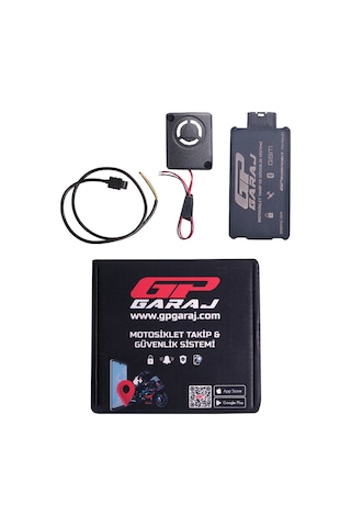 Gp Garaj Tkp001 Motosiklet Takip Ve Güvenlik Sistemi + Siren Alarm Modülü + 2 Yıllık Lisans